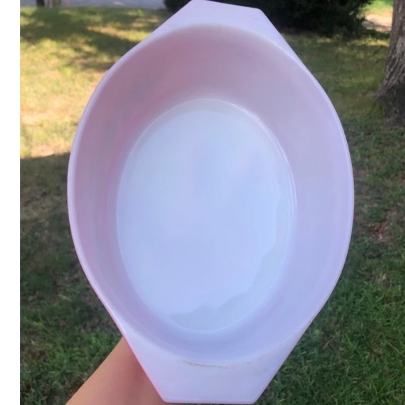 Pyrex Golden Poinsettias With LID 2.5 Qt Oval Casserole 045 Christmas Promo RARE - Picture 7 of 12